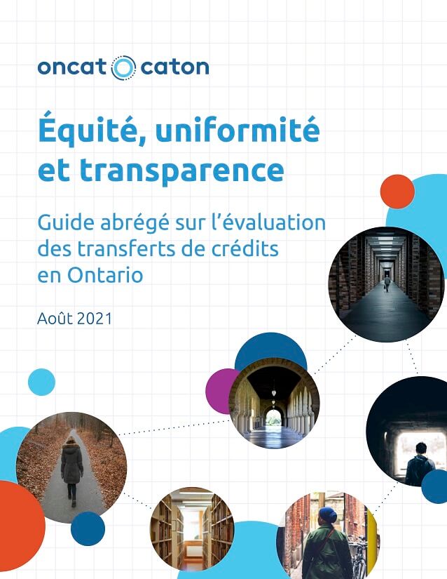 cover: Guide abrégé sur l'évaluation des transferts de crédits en Ontario