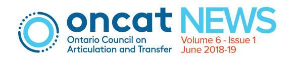 ONCAT News: Volume 6 - Issue 1, June 2018-19