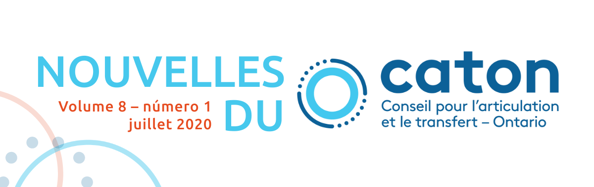 ONCAT Nouvelles: Juillet 2020