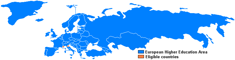 Image: European Higher Education Area and Eligible countries